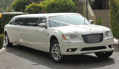 PDX Limo Service White Limo